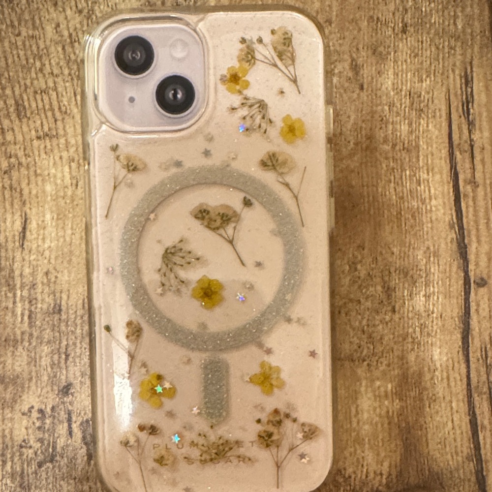 Floral Clear Phone Protective Case
